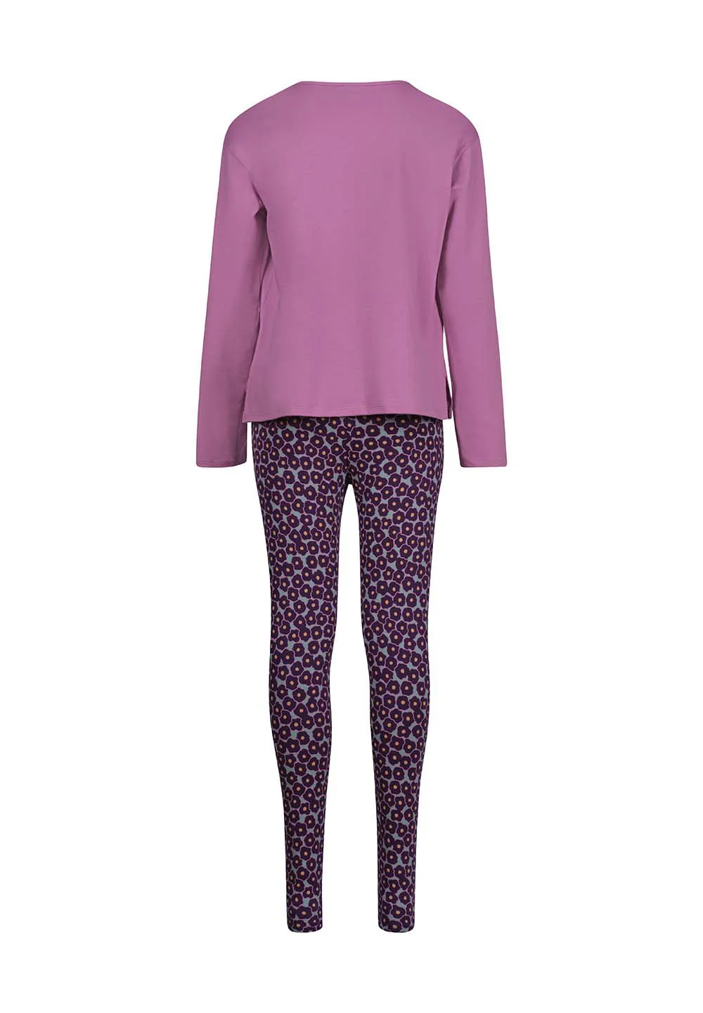 Night In Skiny Pyjama Girls pyjama long | mauve 030074-08S468 - Image 2