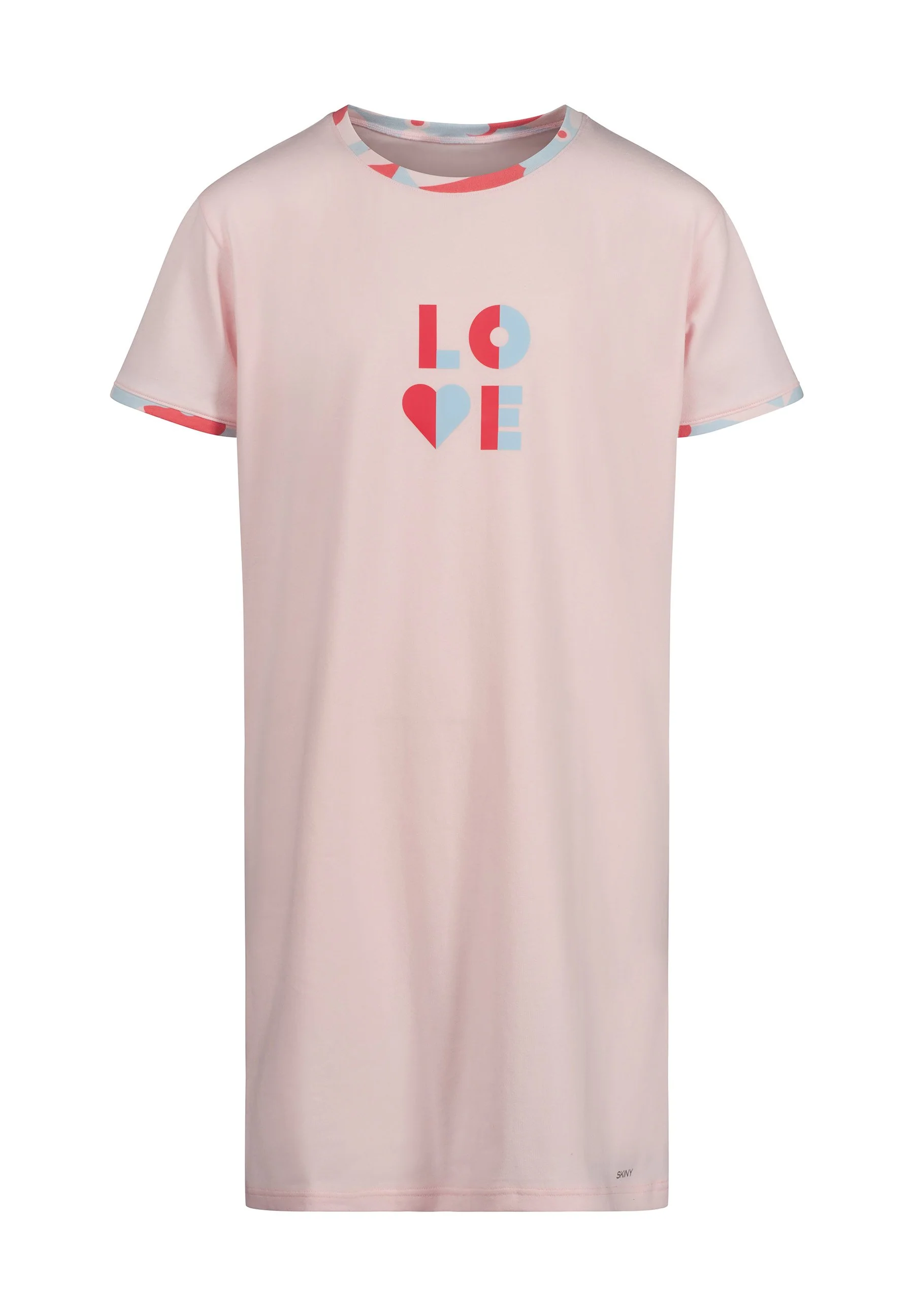 Night In Skiny Pyjama Girls sleepshirt short sleeve | barely pink 030091-08S856