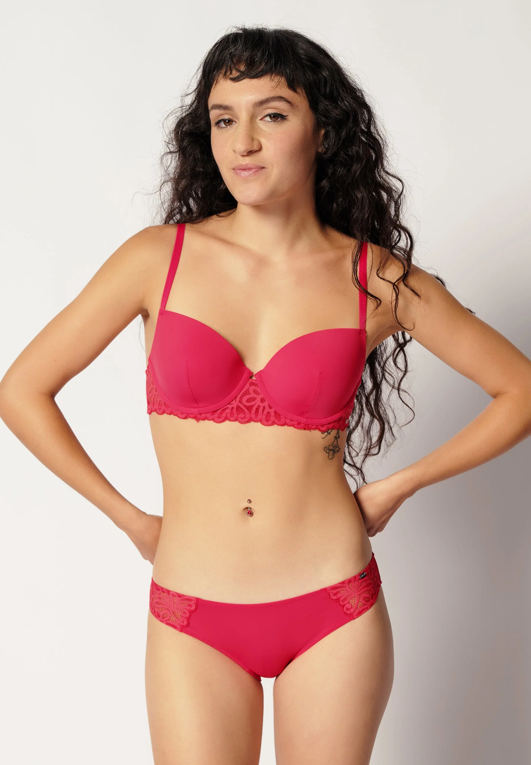 Sensationalace Padded bra | be red 081674-08S554
