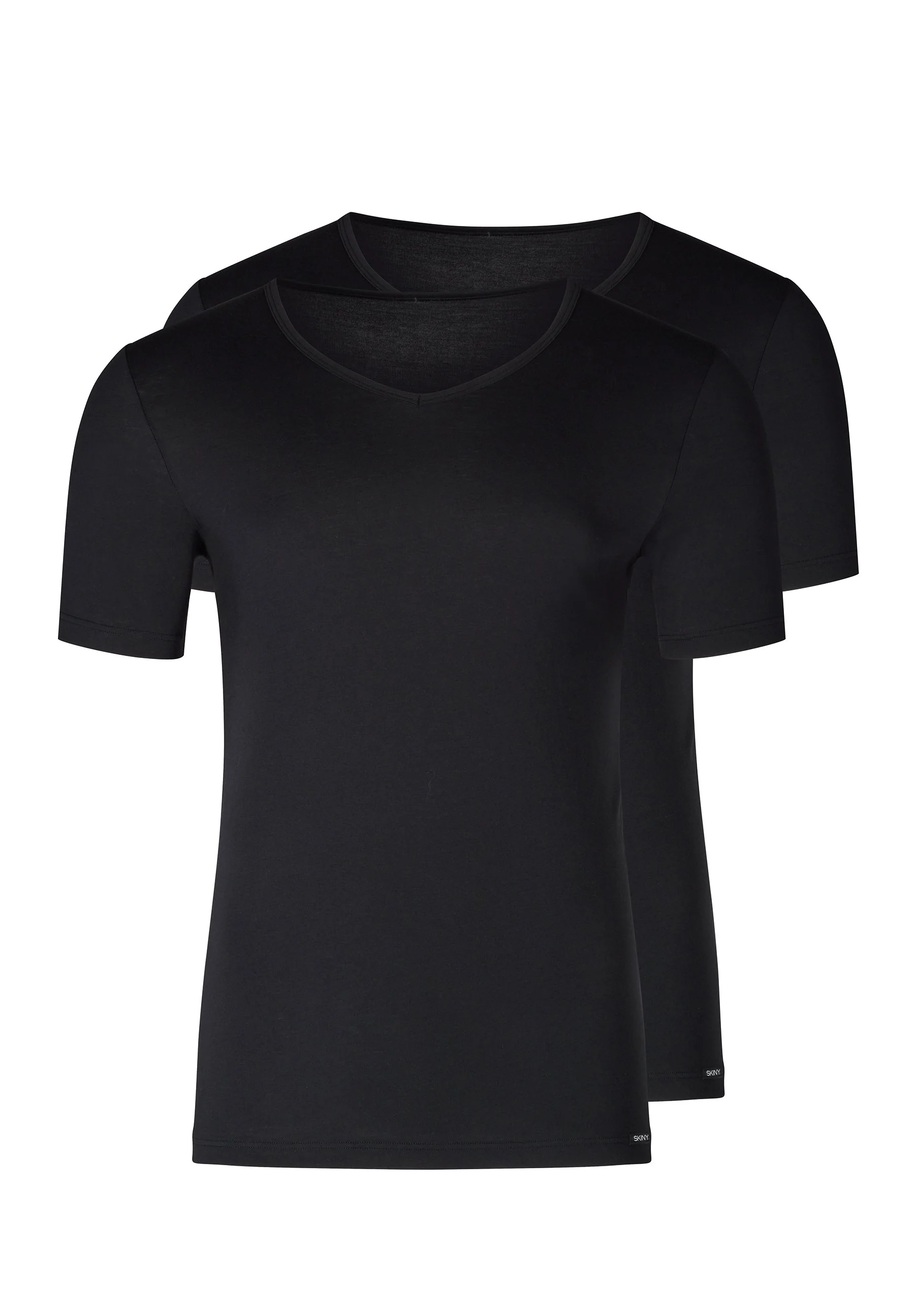 Shirt Multipack V-neck shirt short sleeve 2 pack | black 086911-087665 - Image 3
