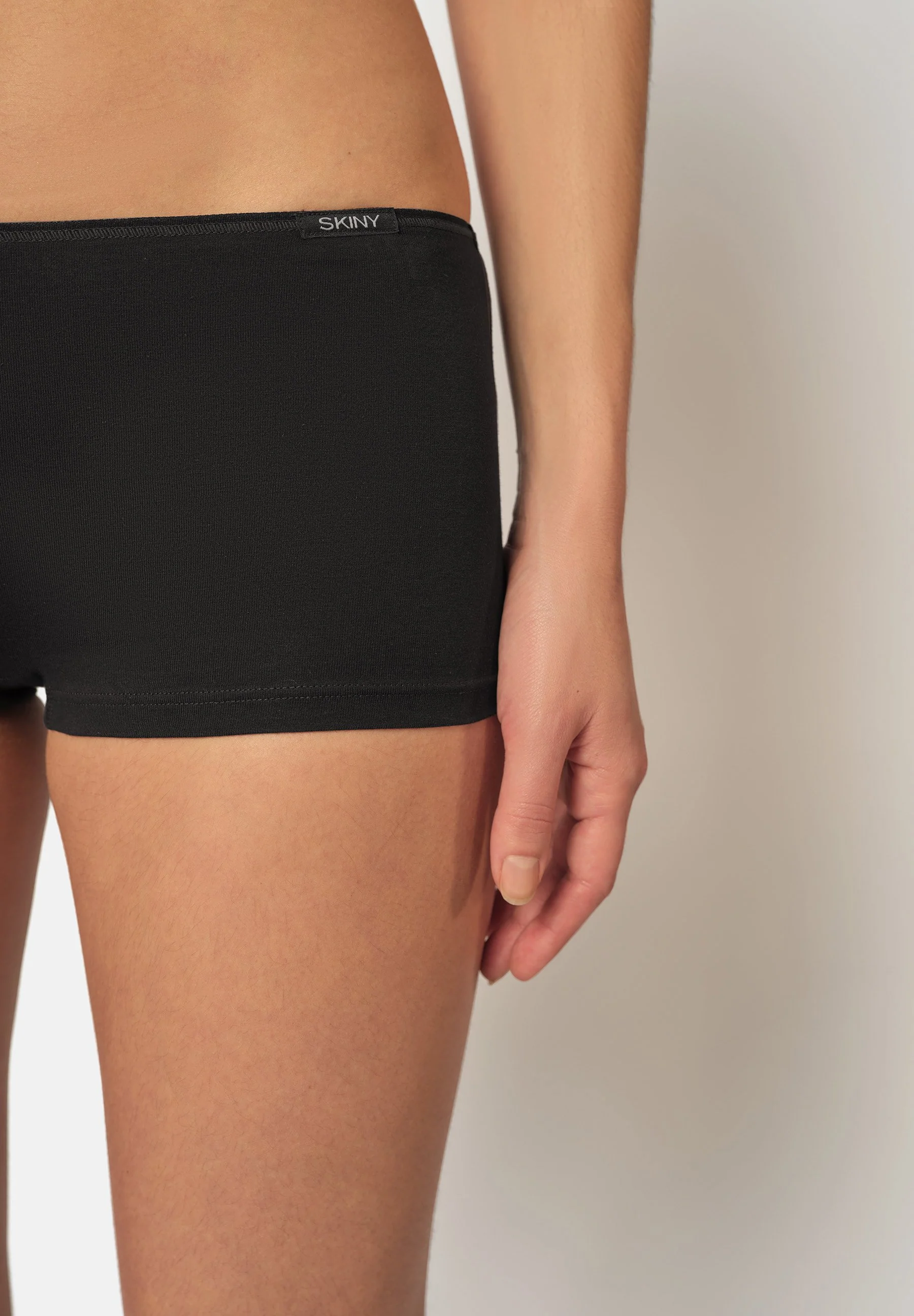 SKINY ADVANTAGE Cotton Stretch Hipster boyleg shorts | black 080904-087662 - Image 5