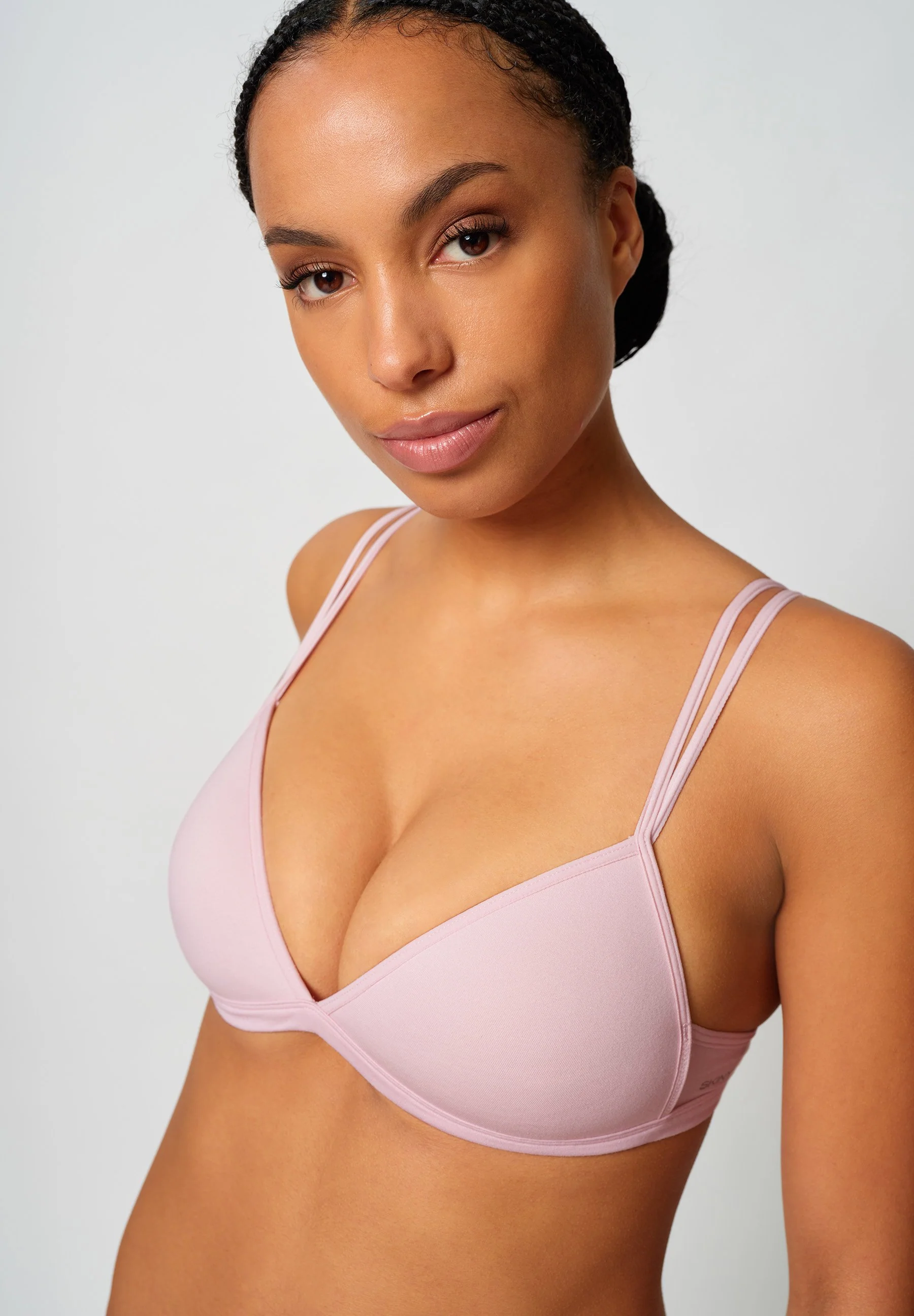 SKINY ADVANTAGE Cotton Stretch Padded triangle bra | pale lilac 087102-08S973 - Image 5
