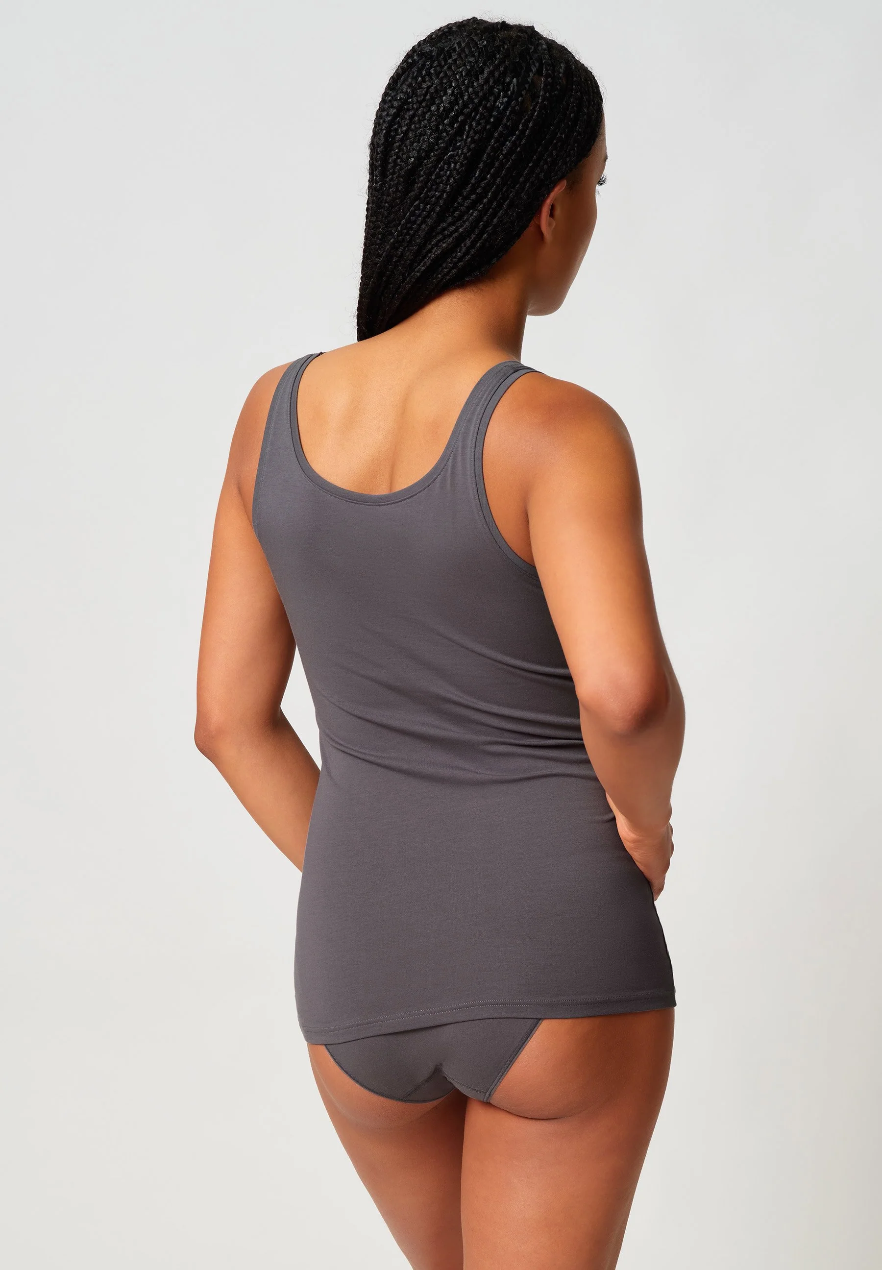 SKINY ADVANTAGE Cotton Stretch Tank top 2 pack | granitegrayleo selection 087098-08A066 - Image 7
