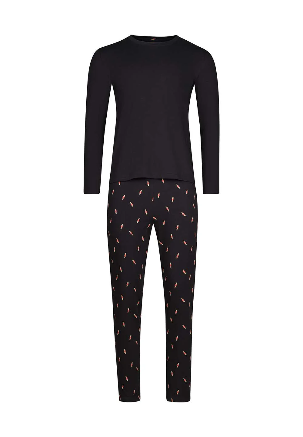 Slumberline Pyjama long | black 087001-087665 - Image 3