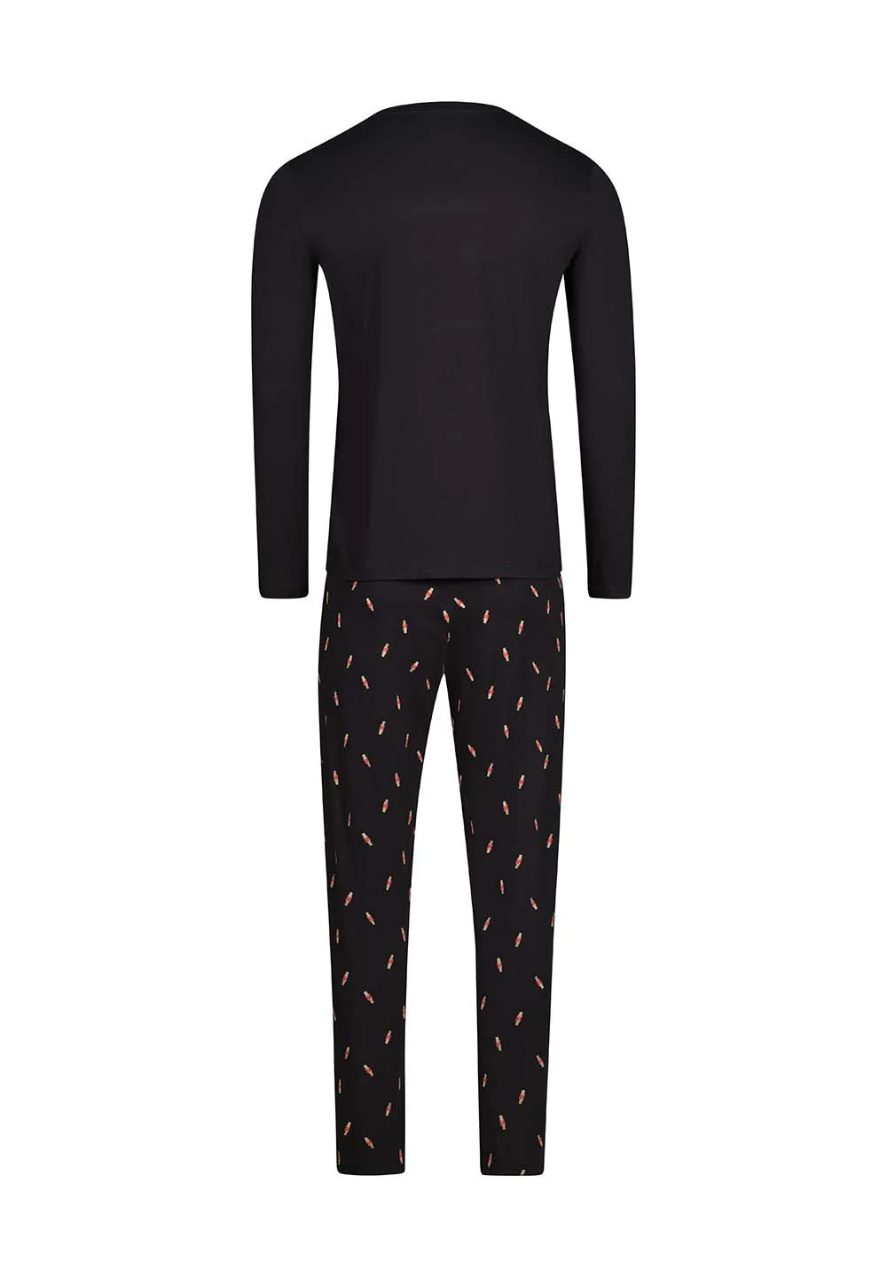 Slumberline Pyjama long | black 087001-087665 - Image 4