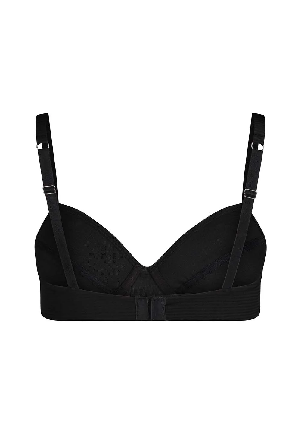 Timelessentials Wire bra | anthrablack stripes 087308-08A055 - Image 4