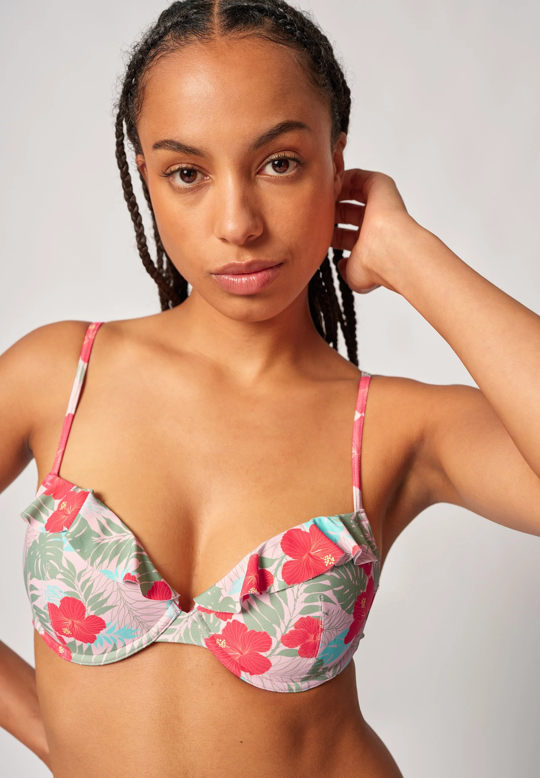 Tropicalagoon Padded bikini top | tropical hibiscus 083048-08S755 - Image 5