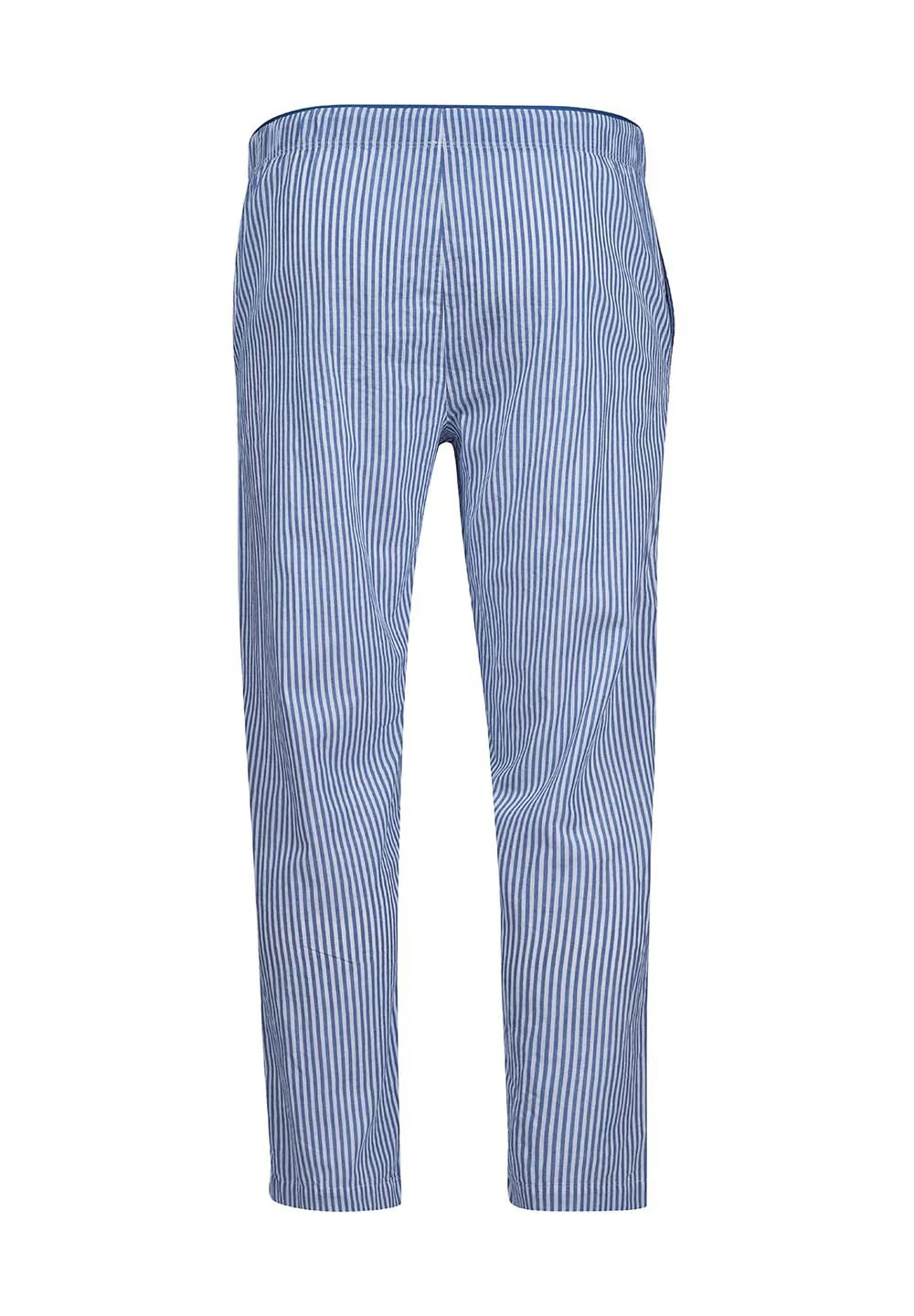 Unight Unisex pants long | blue microstripes 083031-08S732 - Image 6