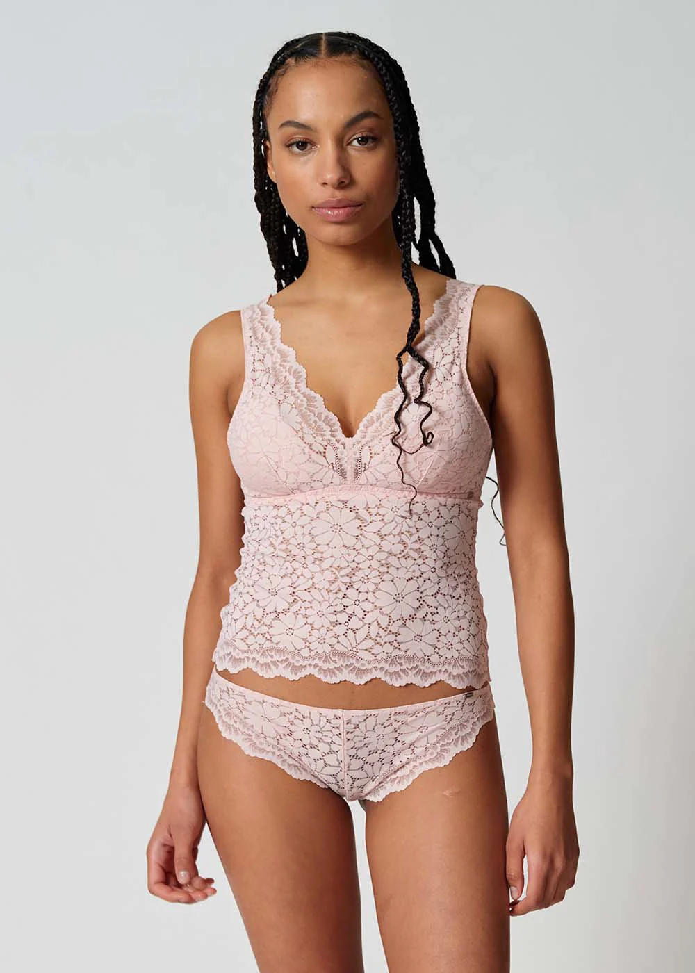 Wonderfulace Top with remov. pads | rose dust 082895-08S567